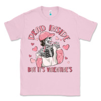 Bubblegum Pink dead inside but it's valentine's Classic Tee - MaliasSmallBusiness