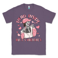 Lavender dead inside but it's valentine's Classic Tee - MaliasSmallBusiness