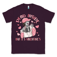 Plum dead inside but it's valentine's Classic Tee - MaliasSmallBusiness