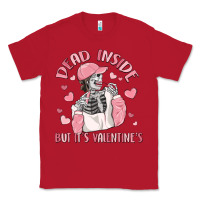 Red dead inside but it's valentine's Classic Tee - MaliasSmallBusiness