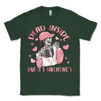 Sports Green dead inside but it's valentine's Classic Tee - MaliasSmallBusiness