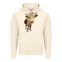 Vintage Artic Hereford Heifer Vintage Hoodie - LillyAllenDesigns