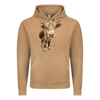 Vintage Camel Hereford Heifer Vintage Hoodie - LillyAllenDesigns