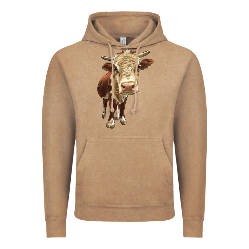Hereford Heifer Vintage Hoodie by LillyAllenDesigns | Teevron