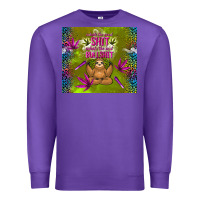 Purple inhale the good shit exhale the bad bullshit Premium Sweatshirt - TumblerDesignByShophia