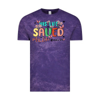 Cloud Purple his life saved my life Vintage Tee - MaliasSmallBusiness