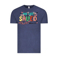 Vintage Denim his life saved my life Vintage Tee - MaliasSmallBusiness