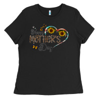 Black happy mother's day Ladies Tee - CowhideDigitalArt