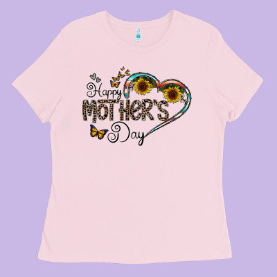 Happy Mother's Day Ladies Tee Designed By Cowhidedigitalart