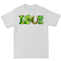 Dove Grey love with horseshoe Premium Tee - AdoDesignShop