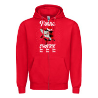 Red Nonna Shark Doo Doo Zipper Hoodie - Bettercallsaul