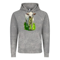 Cloud Rock Charolais Heifer Vintage Hoodie - LillyAllenDesigns