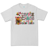 Dove Grey coffee chaos and candy canes Premium Tee - AdoDesignShop