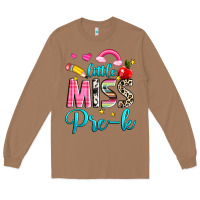 Toasted Coconut little miss pre k Long Sleeve Tee - NancyCooperArtShop
