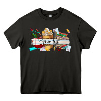 Asphalt costomized teachers name Heavy Core Tee - AdoDesignShop