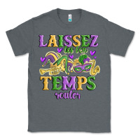 Charcoal Heather laissez les bon temps rouler Classic Tee - MaliasSmallBusiness