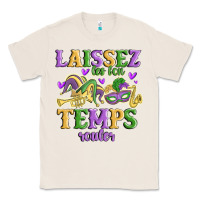 Natural laissez les bon temps rouler Classic Tee - MaliasSmallBusiness
