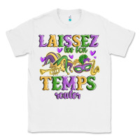 White laissez les bon temps rouler Classic Tee - MaliasSmallBusiness