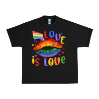 Black love is love lips Urban Heavy Tee - MaliasSmallBusiness