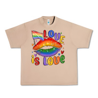 Burro love is love lips Urban Heavy Tee - MaliasSmallBusiness