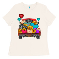 Bone western truck with heart Ladies Tee - HRA Design Shop