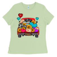 Matcha western truck with heart Ladies Tee - HRA Design Shop