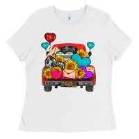 White western truck with heart Ladies Tee - HRA Design Shop