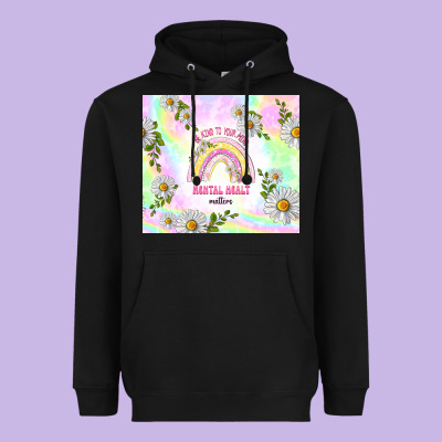 Mental Health Matters Heavyweight Hoodie Designed By Tumblerdesignbyshophia