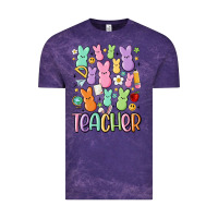 Cloud Purple teacher bunny's Vintage Tee - MaliasSmallBusiness