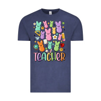 Vintage Denim teacher bunny's Vintage Tee - MaliasSmallBusiness