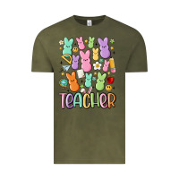 Vintage Olive teacher bunny's Vintage Tee - MaliasSmallBusiness