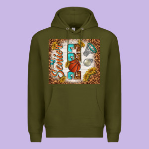 Senior 2023 Basketball Premium Hoodie Designed By Tumblerdesignbyshophia