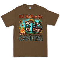 Cacao i'd rather be camping Premium Tee - JahusDesignShop