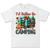 White i'd rather be camping Premium Tee - JahusDesignShop