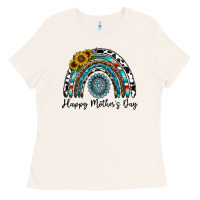 Bone happy mother's day rainbow Ladies Tee - CowhideDigitalArt