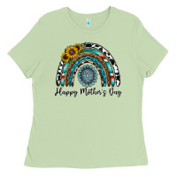 Matcha happy mother's day rainbow Ladies Tee - CowhideDigitalArt