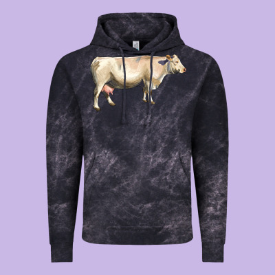 Charolais Cattle Vintage Hoodie Designed By Lillyallendesigns