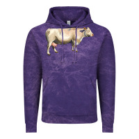 Cloud Purple charolais cattle Vintage Hoodie - LillyAllenDesigns