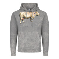 Cloud Rock charolais cattle Vintage Hoodie - LillyAllenDesigns