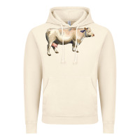 Vintage Artic charolais cattle Vintage Hoodie - LillyAllenDesigns