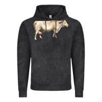 Vintage Black charolais cattle Vintage Hoodie - LillyAllenDesigns
