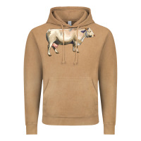 Vintage Camel charolais cattle Vintage Hoodie - LillyAllenDesigns
