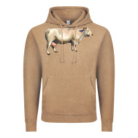 Vintage Coffee charolais cattle Vintage Hoodie - LillyAllenDesigns