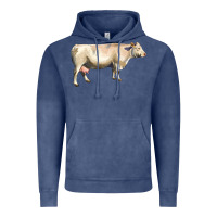 Vintage Denim charolais cattle Vintage Hoodie - LillyAllenDesigns