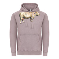 Vintage Zinc charolais cattle Vintage Hoodie - LillyAllenDesigns