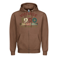 Chestnut Vintage 1990 Limited Edition 31 Years Of Being Awesome Zipper Hoodie - Bettercallsaul