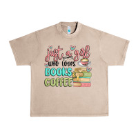 French Oak just a girl who loves books and coffee Urban Heavy Tee - MaliasSmallBusiness