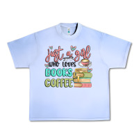 Grape Ice just a girl who loves books and coffee Urban Heavy Tee - MaliasSmallBusiness