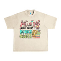 Sandshell just a girl who loves books and coffee Urban Heavy Tee - MaliasSmallBusiness