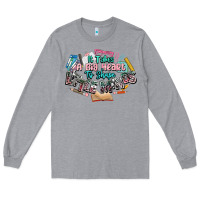 Heather Grey it takes a big heart to shape little mind teacher Long Sleeve Tee - NancyCooperArtShop